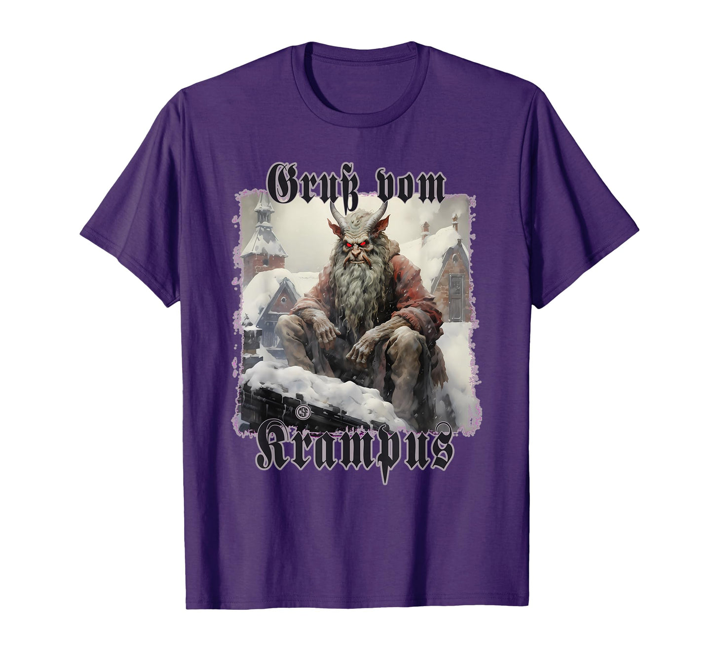 Greeting from Krampus Christmas Legend Figure T-Shirt