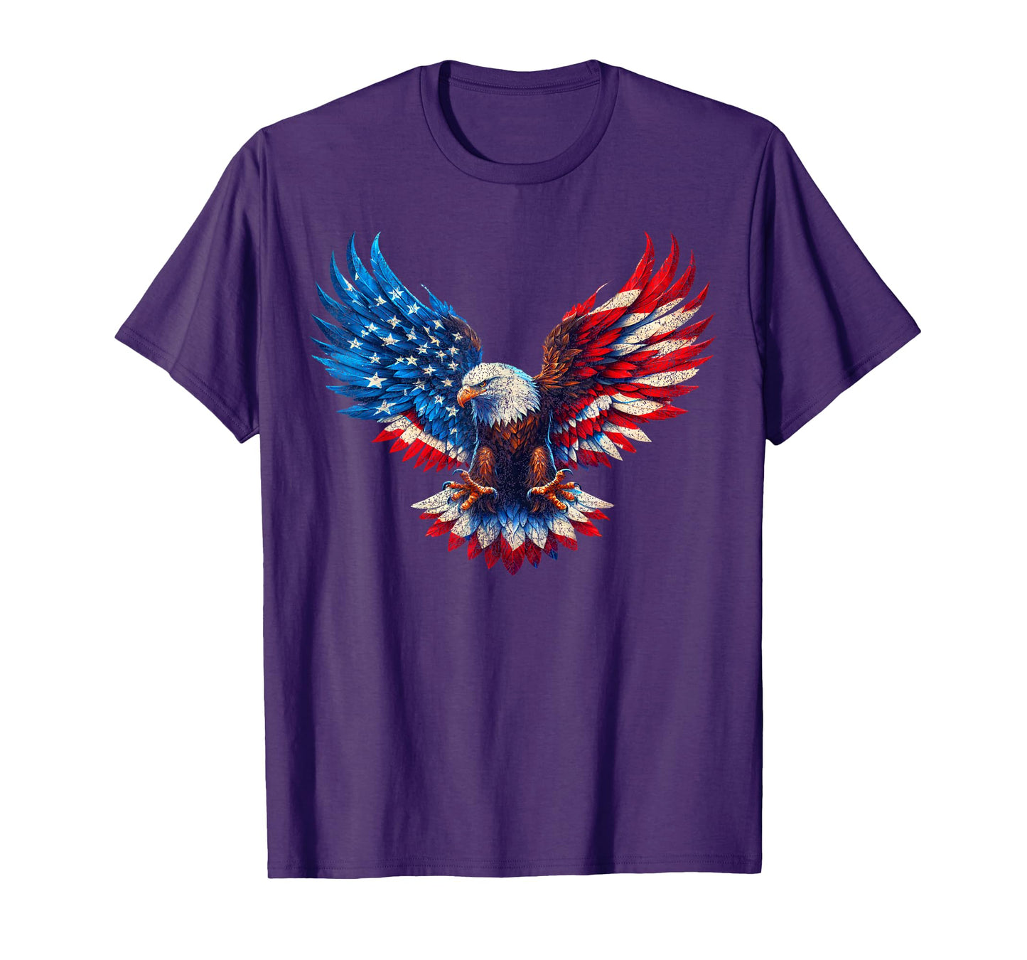 American Flag Bald Eagle Patriotic Eagle 4th of July USA T-Shirt