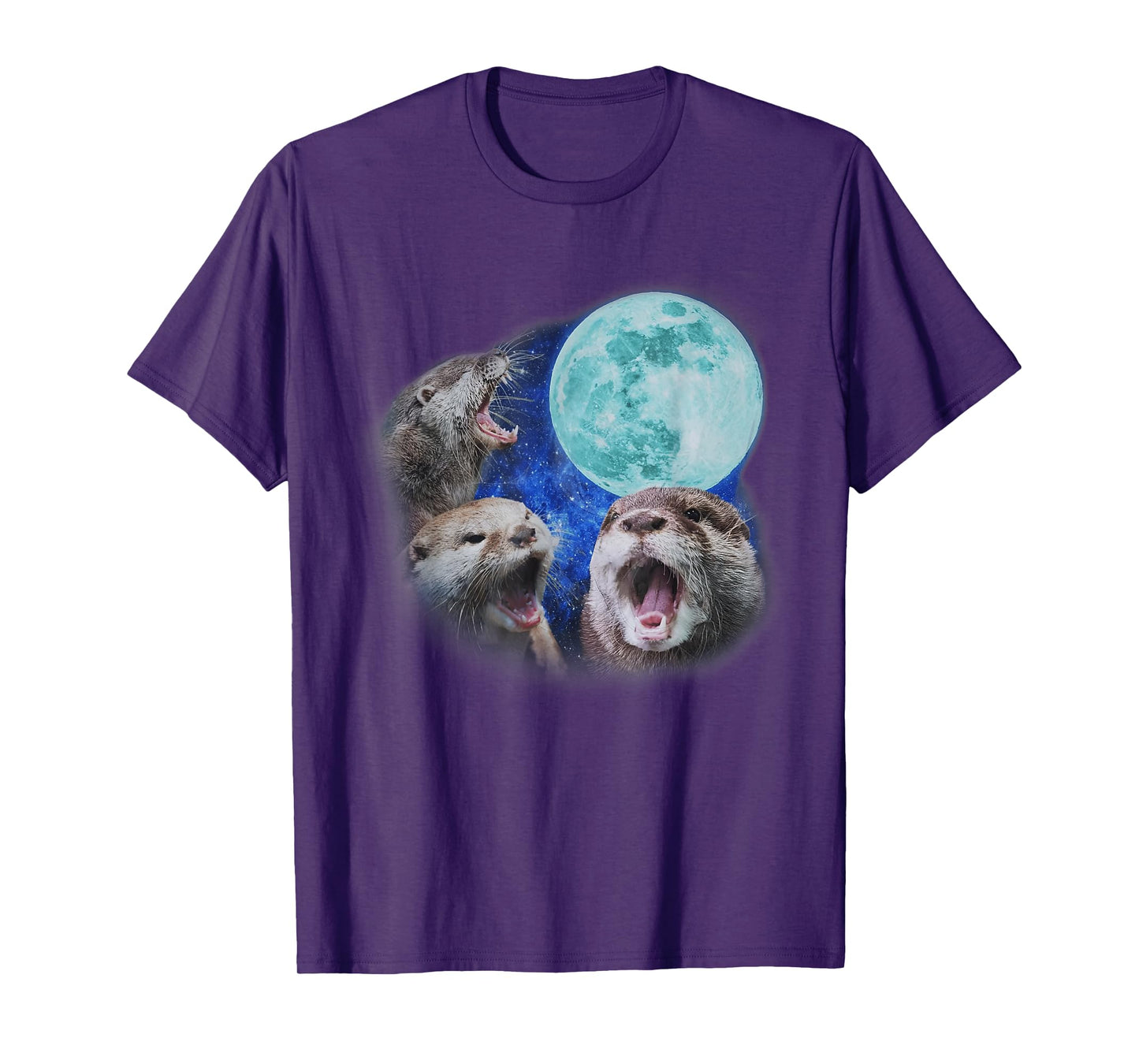 Three Otter Moon | Three Otter Moon Howling Otter Head T-Shirt