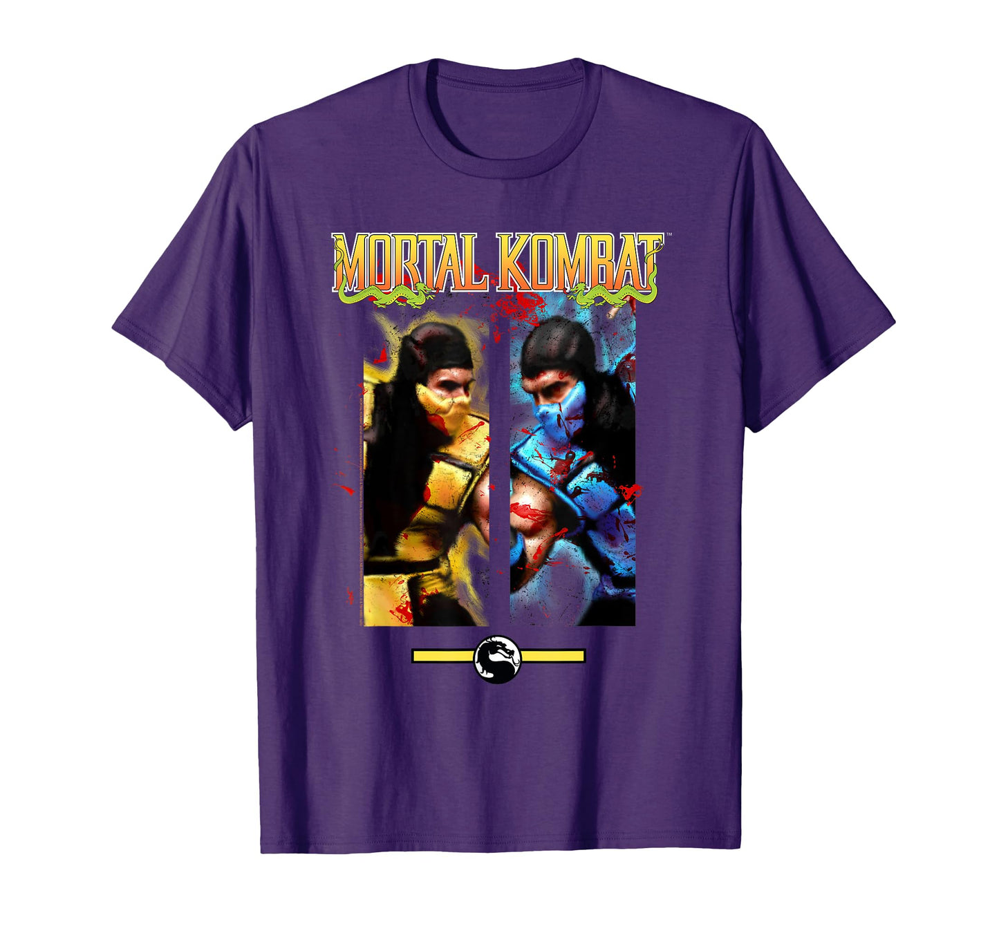 Mortal Kombat Scorpion vs Sub-Zero Face Off Video Game T-Shirt
