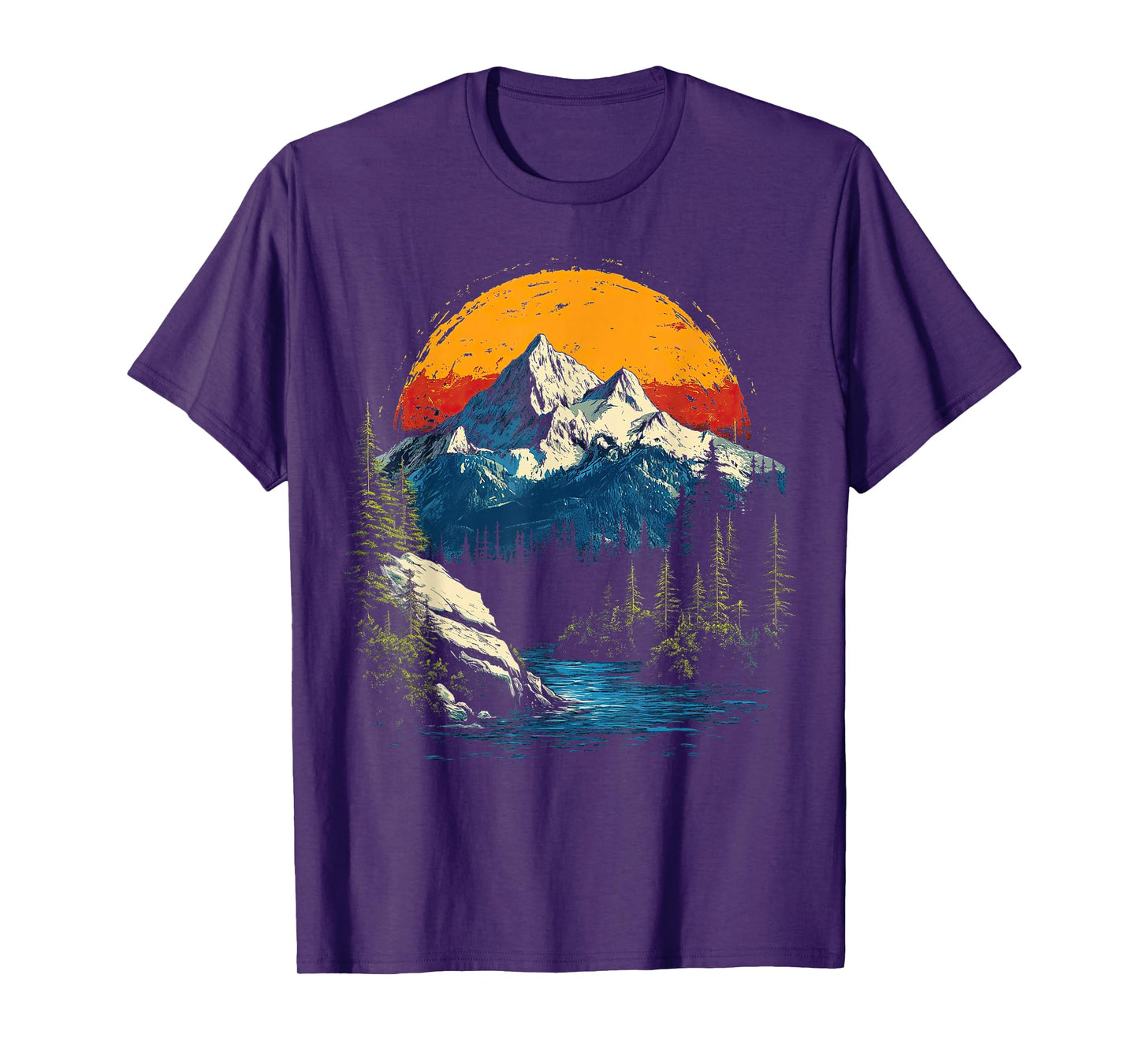 Graphic Tees Men Women Teens Kids Nature Mountain Vintage T-Shirt