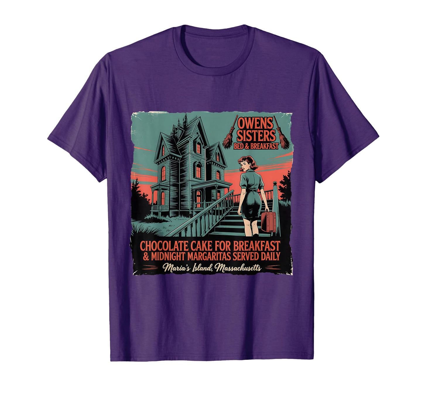 Witch Magic Practical Magic Witchy Halloween Love Vintage T-Shirt
