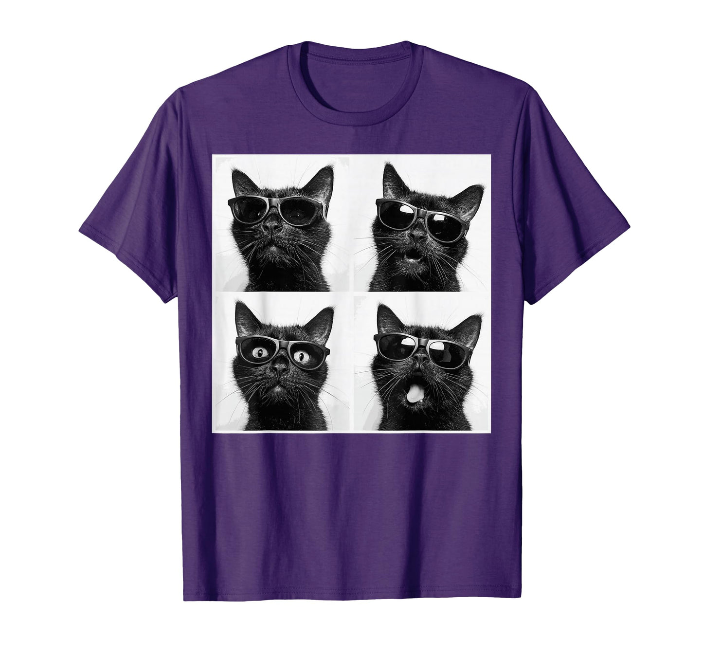 Funny Graphic Cat Photobooth Selfie Funny T-Shirt