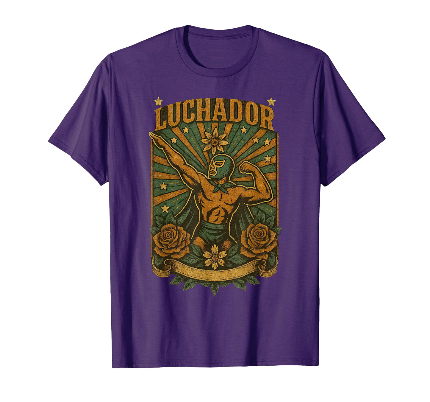 Vintage Luchador Lucha Libre Mexican Wrestling T-Shirt