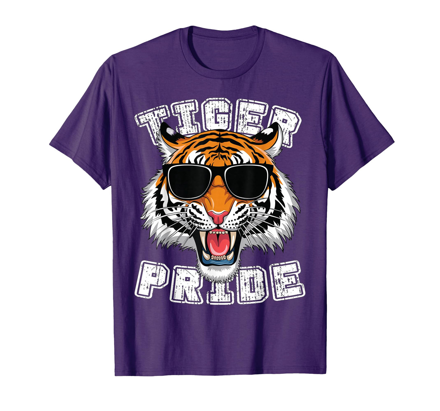 Tiger Pride Retro Tiger School Sports Team T-Shirt