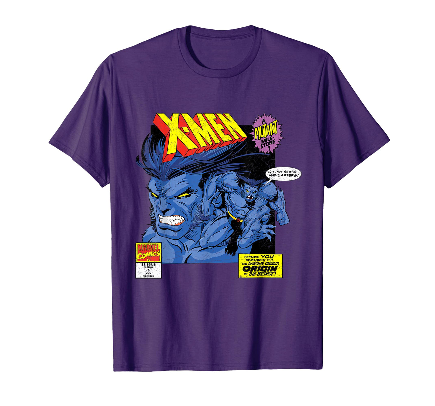 Marvel X-Men The Beast Mutant Milestone Comic T-Shirt T-Shirt