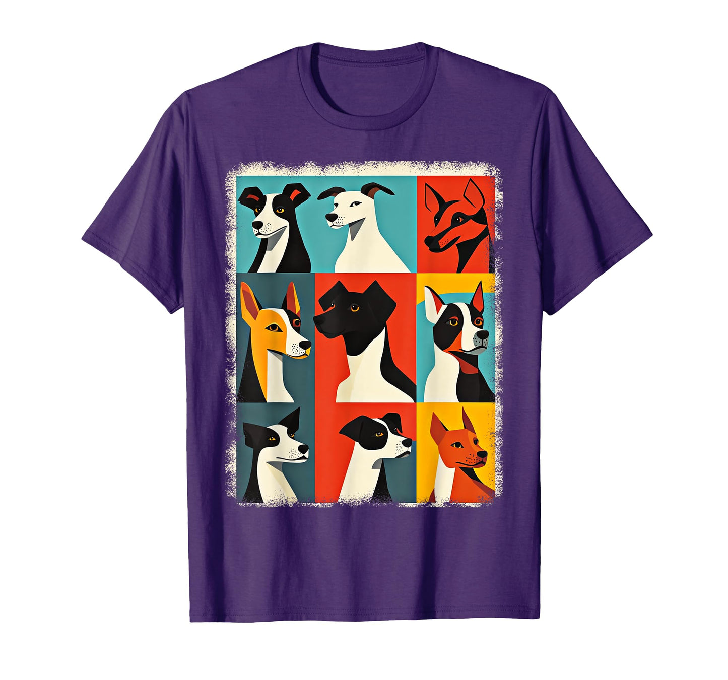 Retro Mid-Century Modern Dogs 50s 60s Style T-Shirt