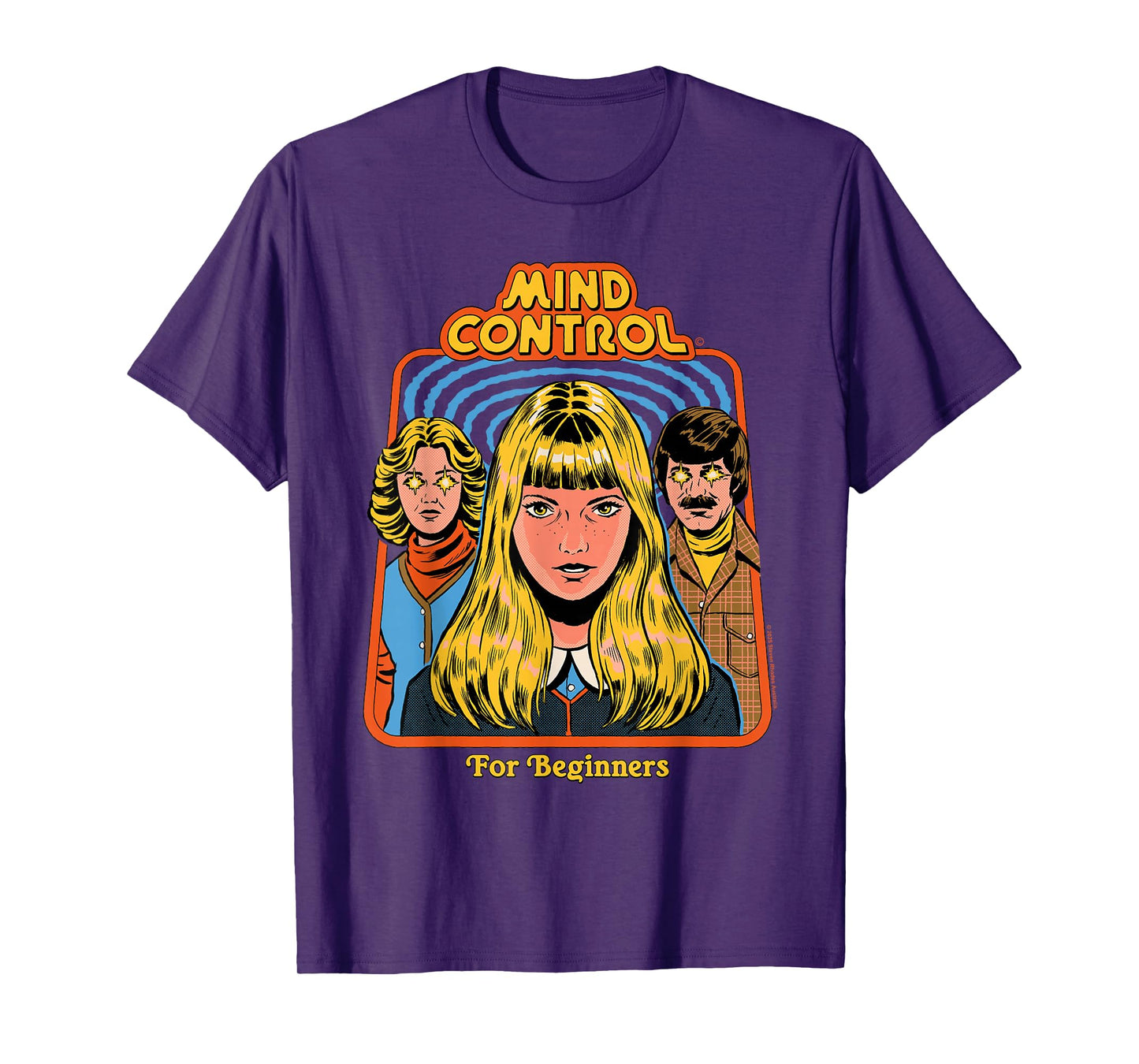 Mind Control Sarcastic Retro Vintage Funny Adult Humor T-Shirt