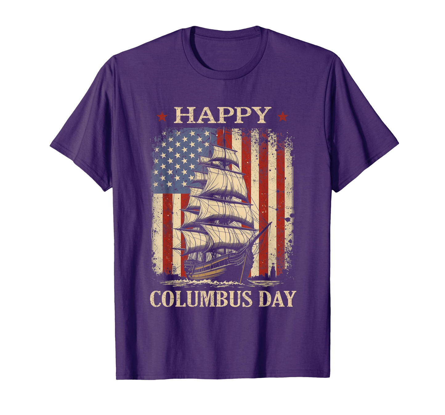 Happy Columbus Day Design Christopher Columbus Italian T-Shirt