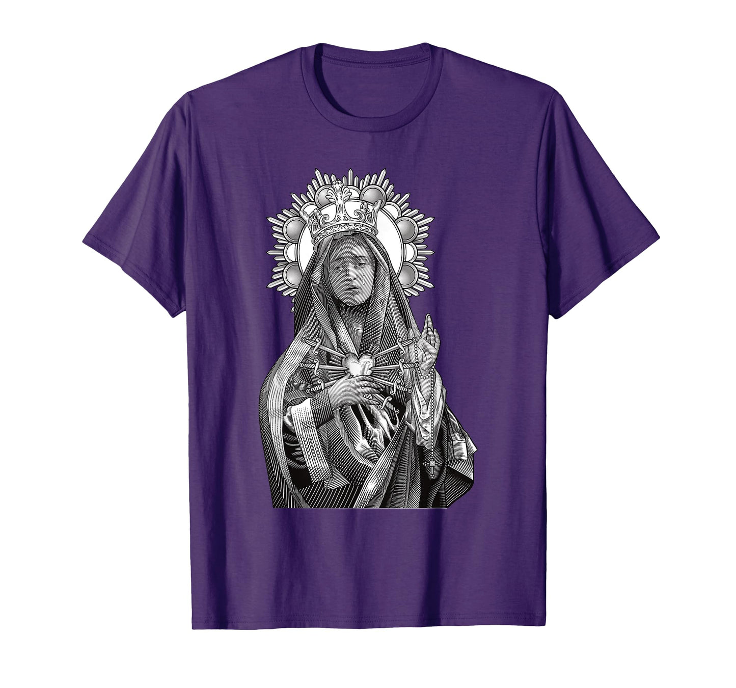 Mater Dolorosa Our Lady of Sorrows Virgin Mary Catholic T-Shirt
