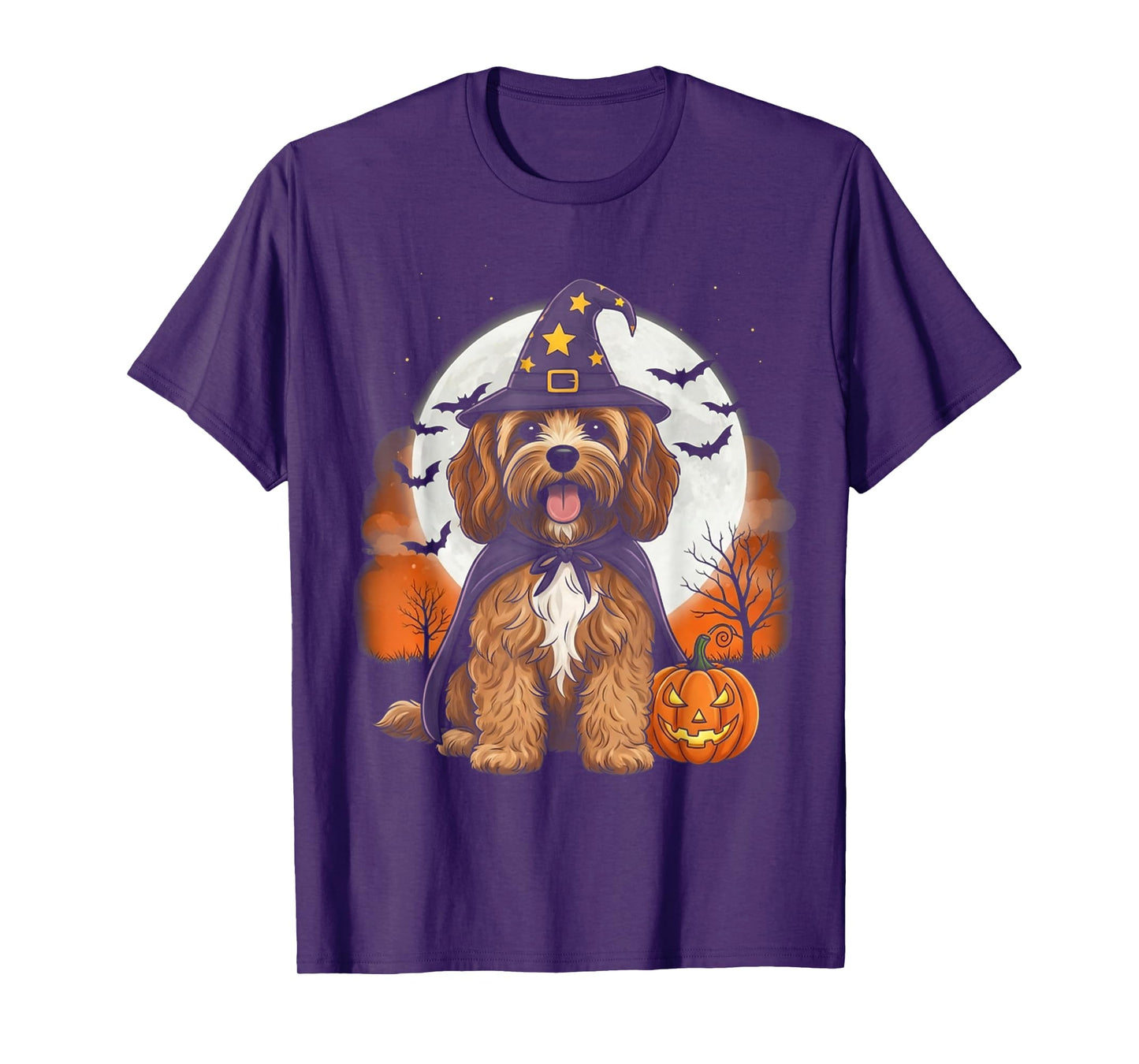 Cute Cavapoo Dog Halloween Costume Toddler Kids Men Women T-Shirt