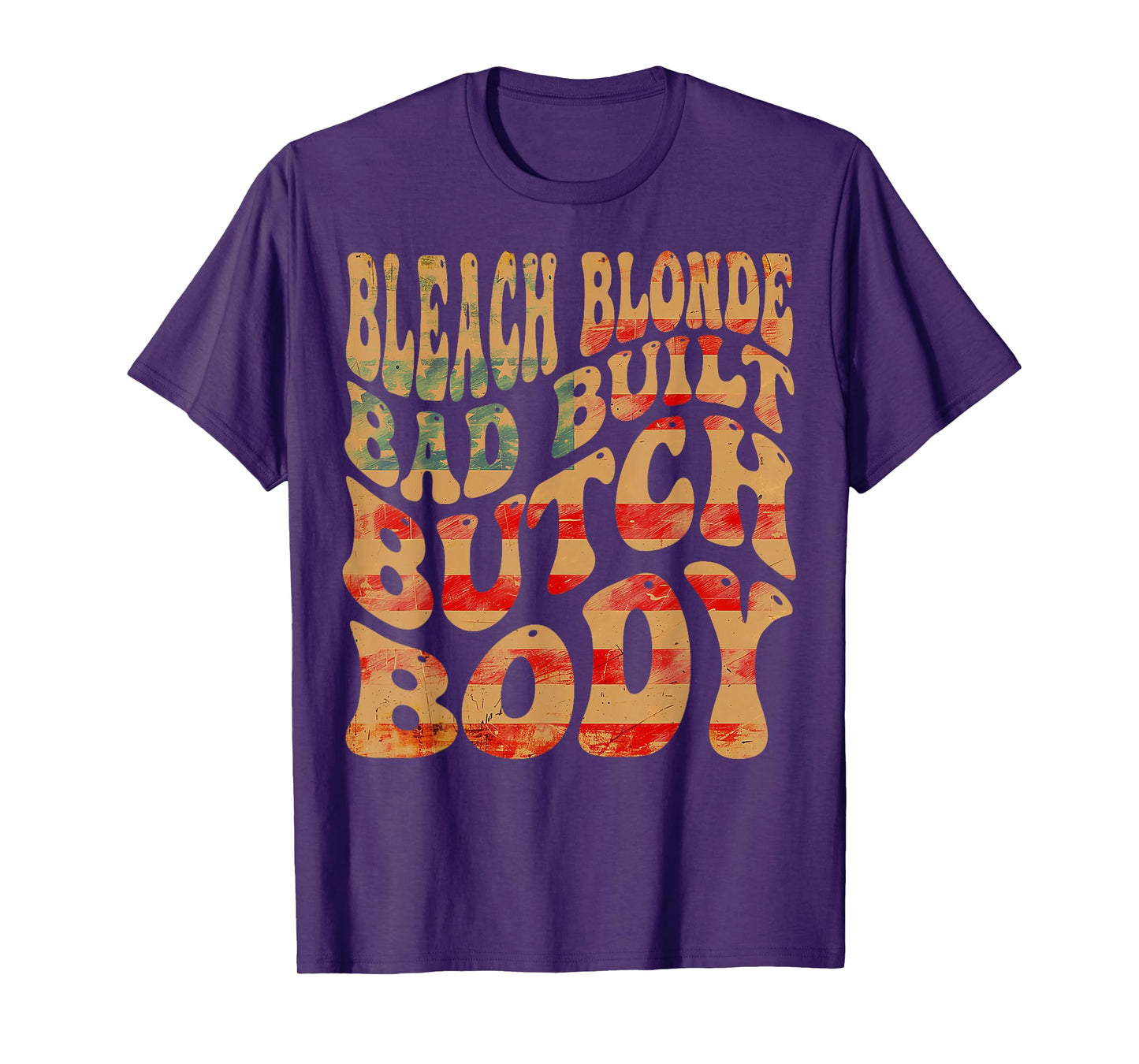 Bleached blonde, bad built, butch body meme T-Shirt