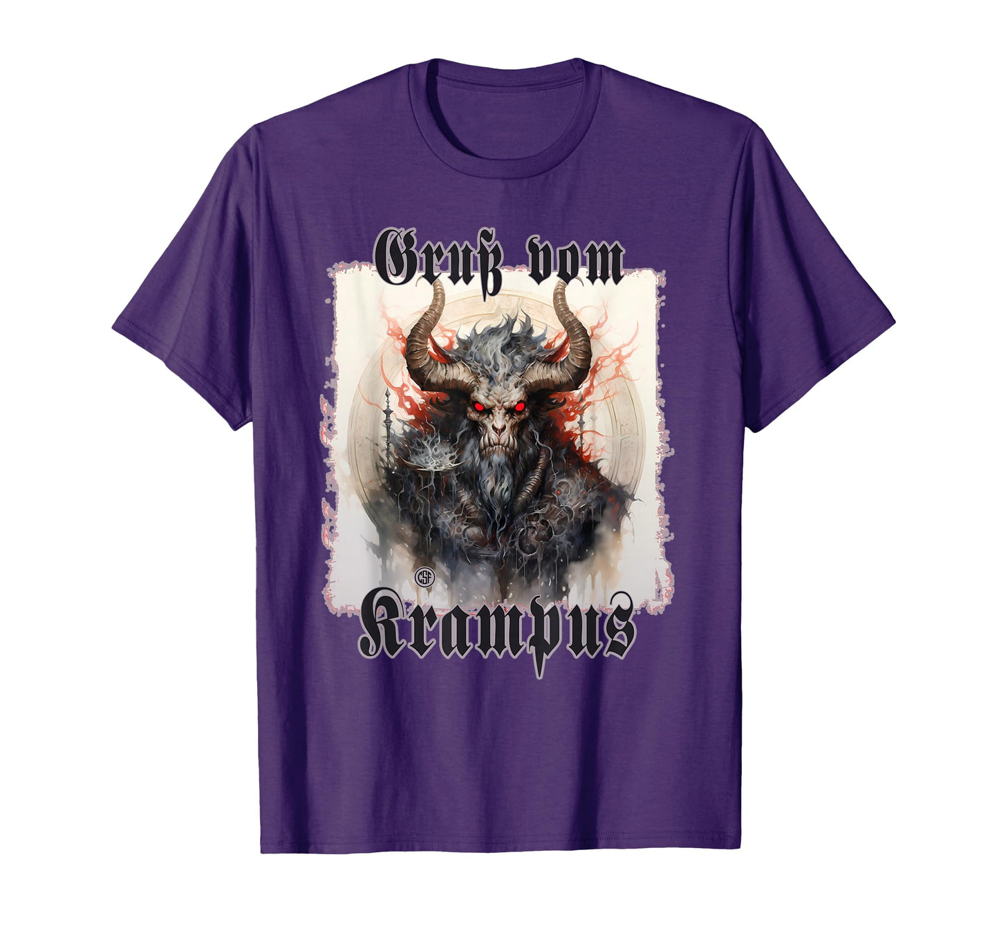 Greeting from Krampus Christmas Legend Figure T-Shirt
