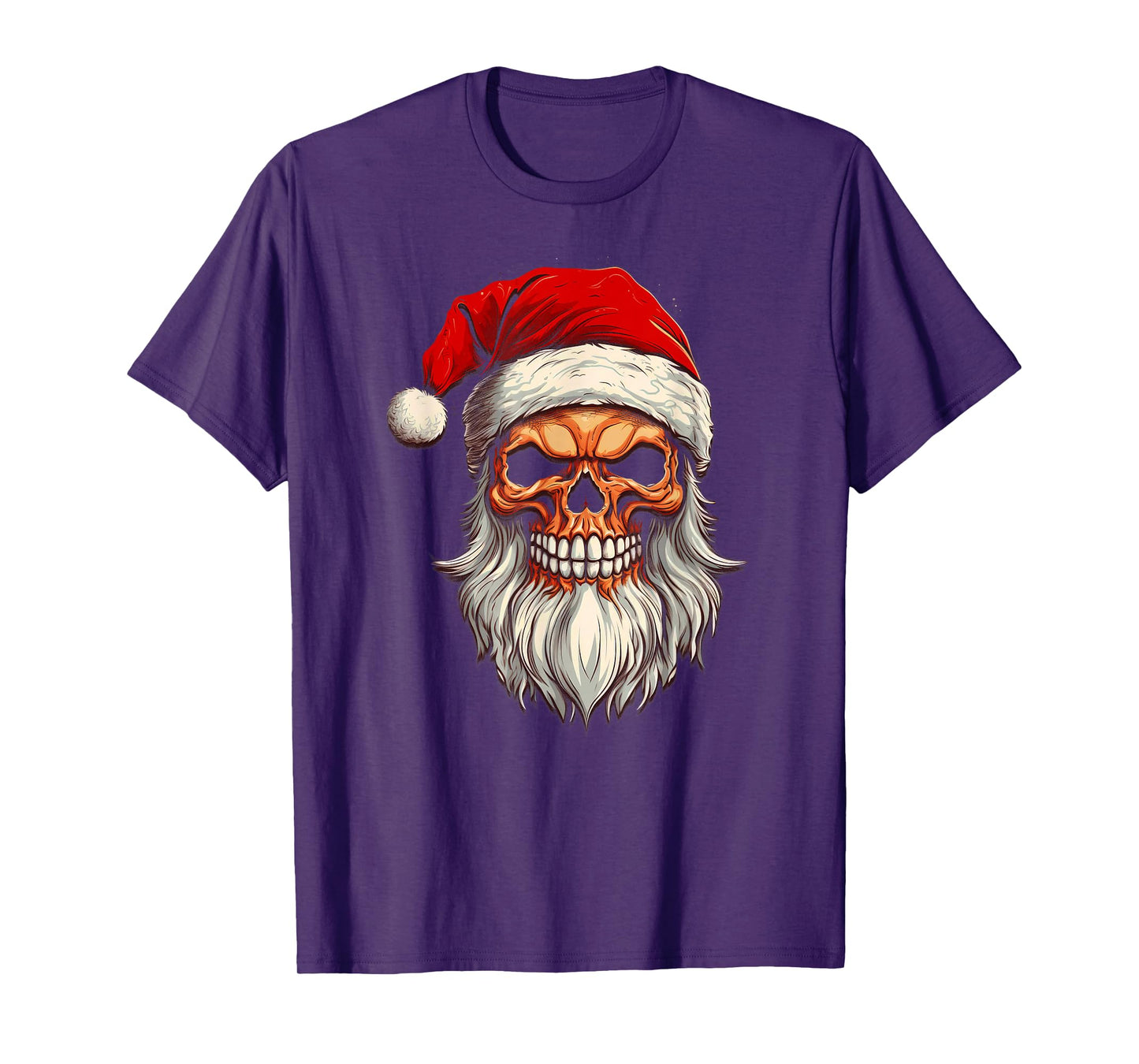 Scary Christmas Santa Claus Graphic Funny Christmas T-Shirt