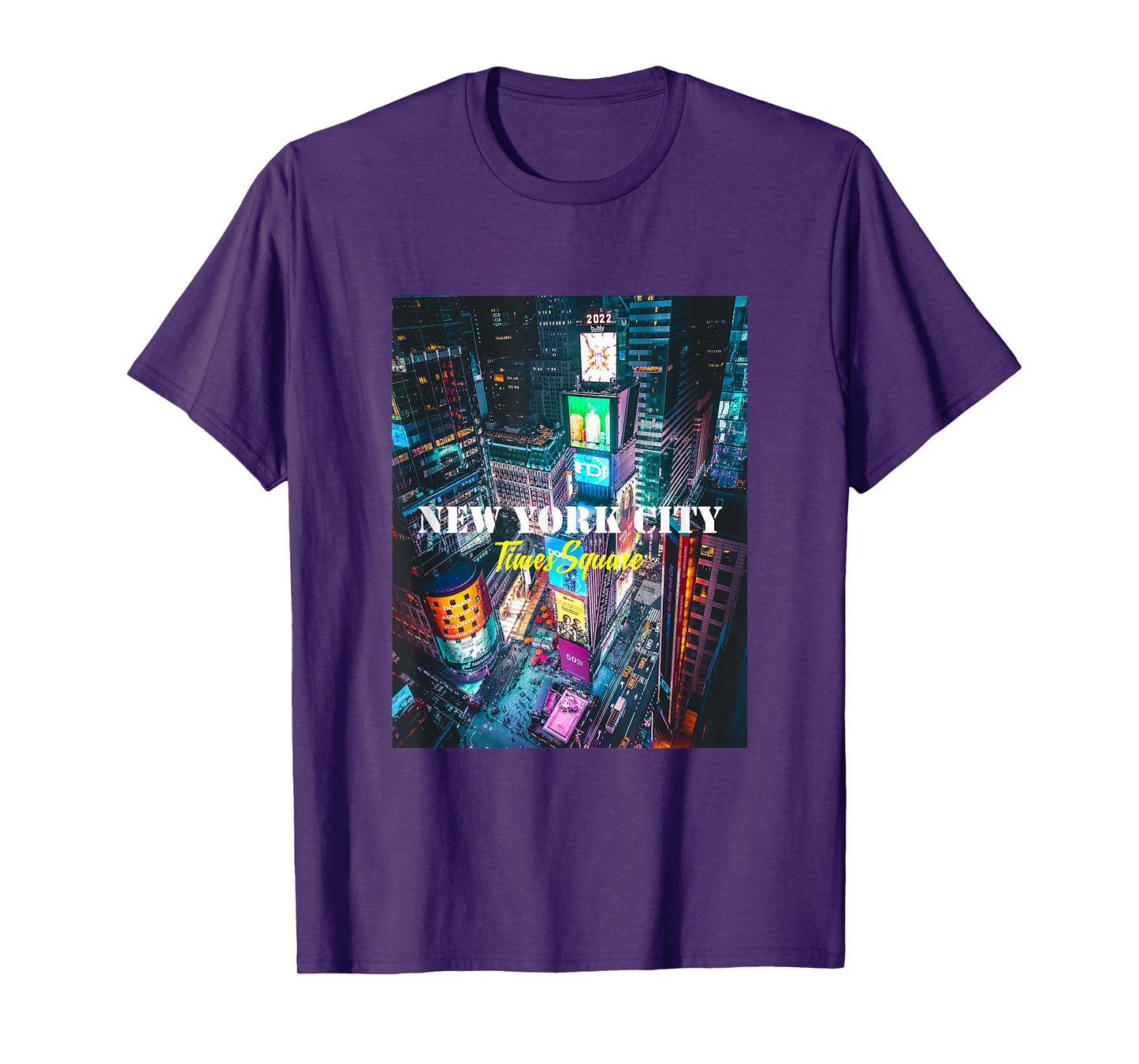 Cool New Year Eve in New York City Times Square Illustration T-Shirt