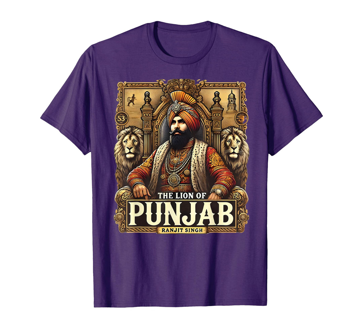 Majaraja Ranjit Singh Ther Lion of Punjab T-Shirt