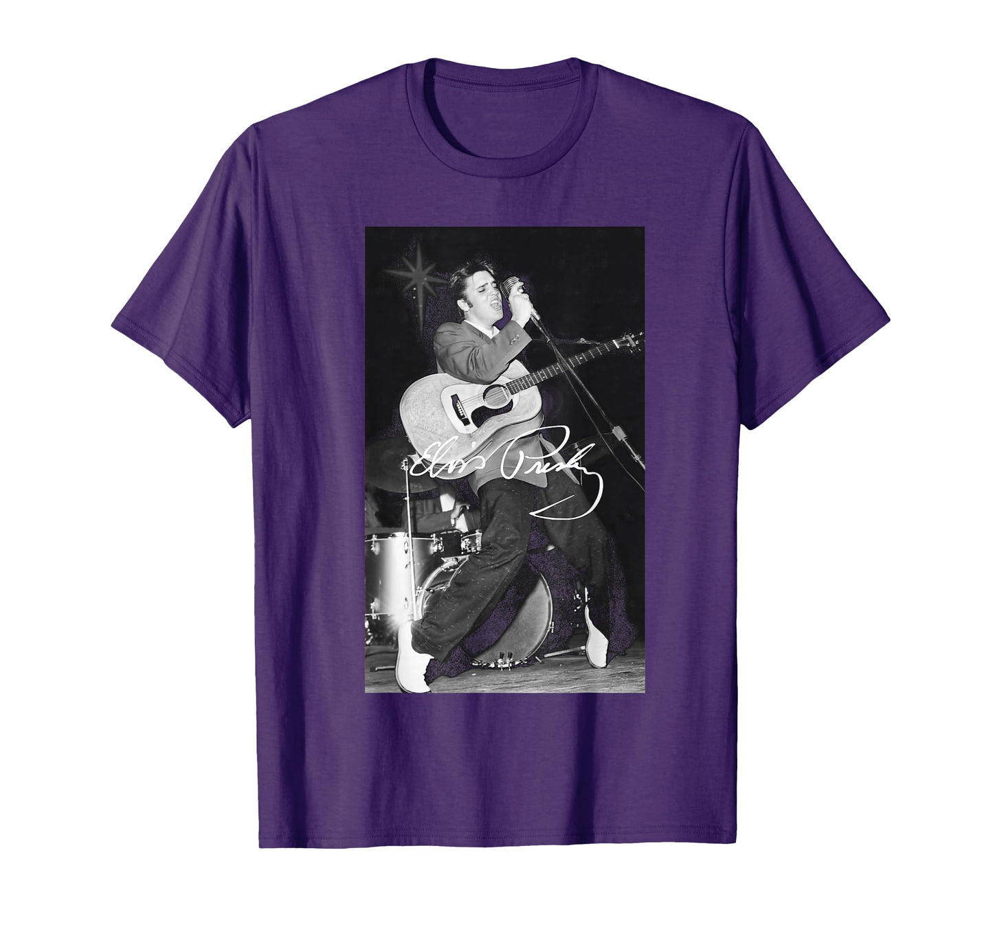 Elvis Presley B&W Guitar T-Shirt