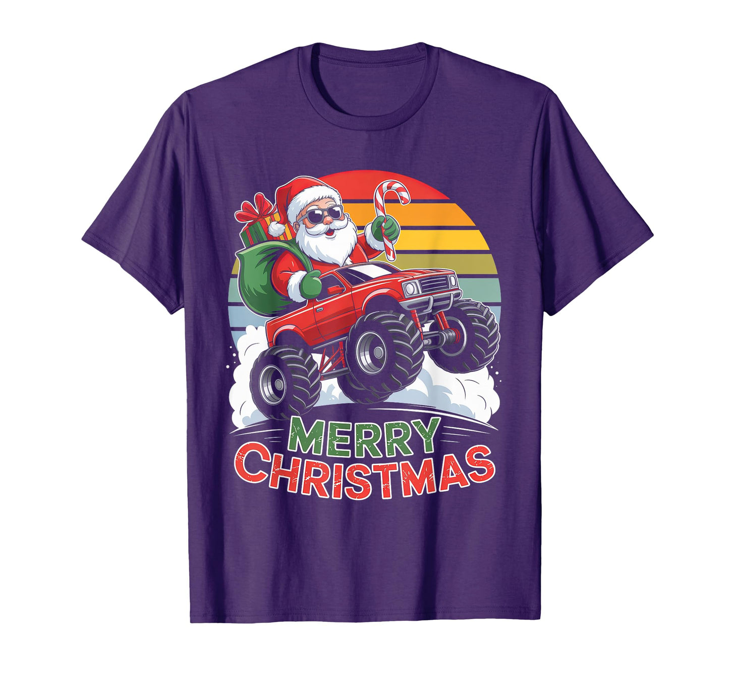 Christmas Gamer Santa Xmas Funny Gaming Men Boys Kids Youth T-Shirt
