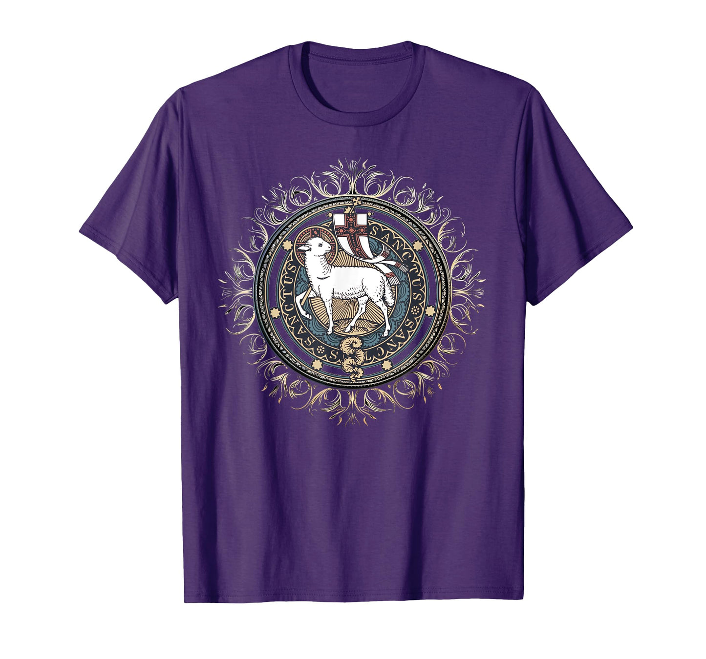 Agnus Dei Sanctus Traditional Latin Mass Catholic T-Shirt