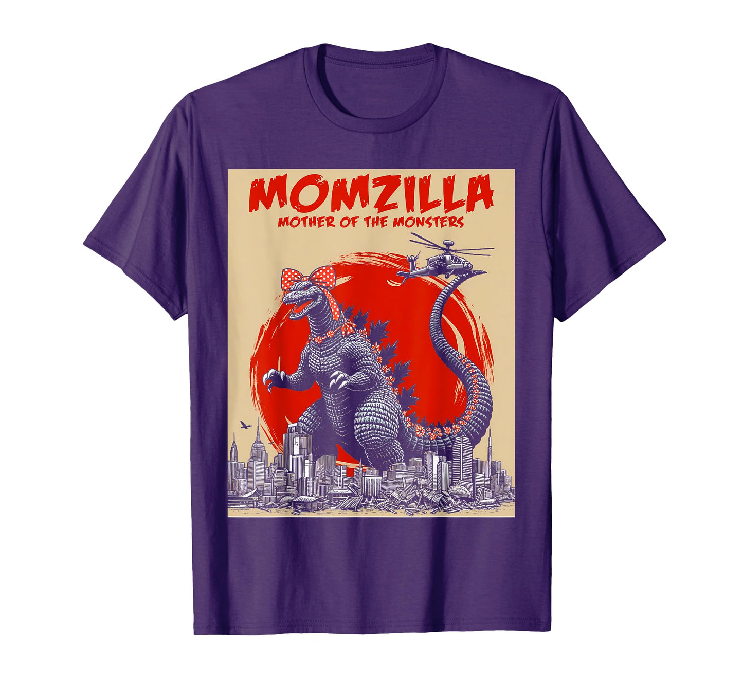Momzilla Mother Of Monsters Retro Vintage Mama Mother's Day T-Shirt