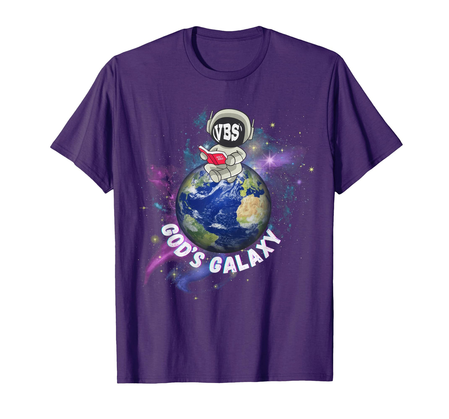 VBS 2024 God's Galaxy Astronaut Outer Space Bible Christian T-Shirt