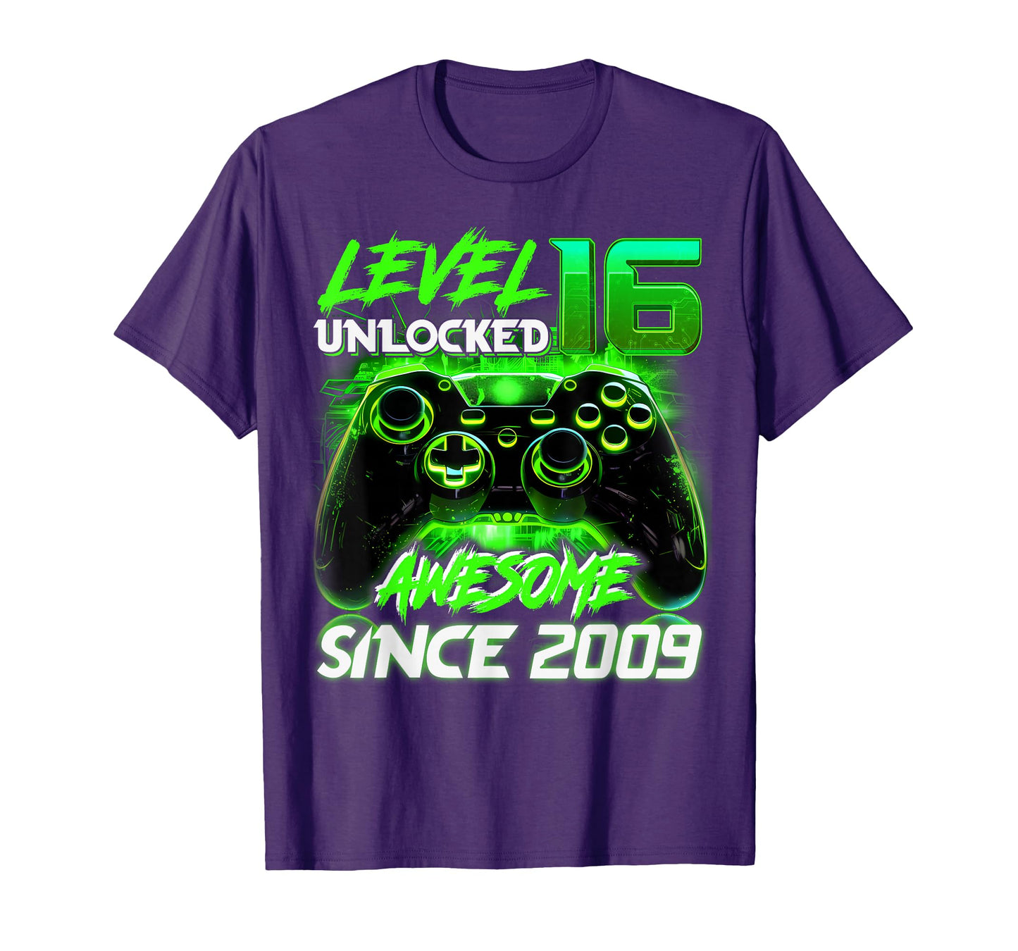 Level 16 Unlocked Shirt Funny Video Gamer 16th Birthday Gift T-Shirt