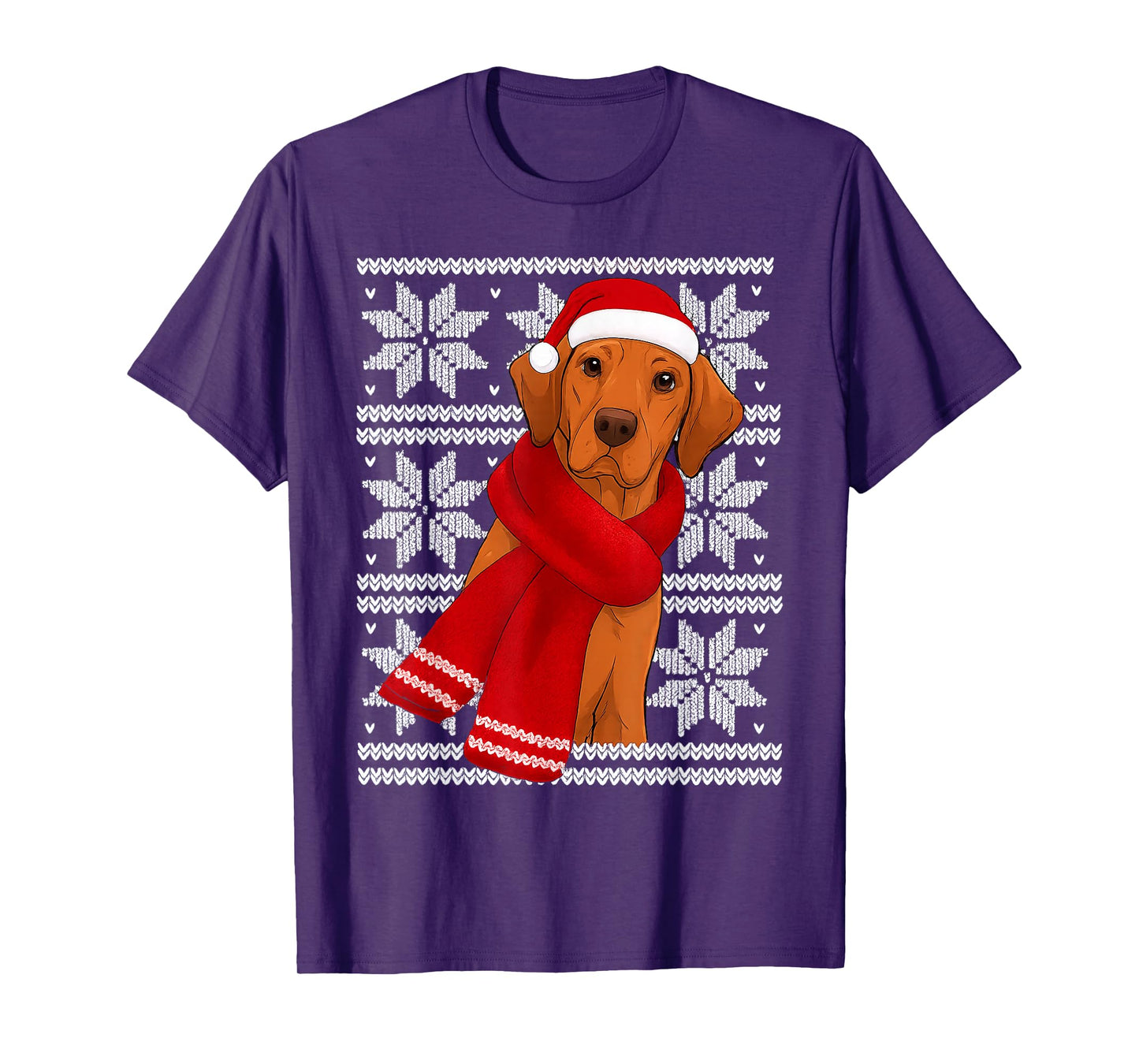 Rhodesian Ridgeback Ugly Christmas Holiday Dog Lover T-Shirt