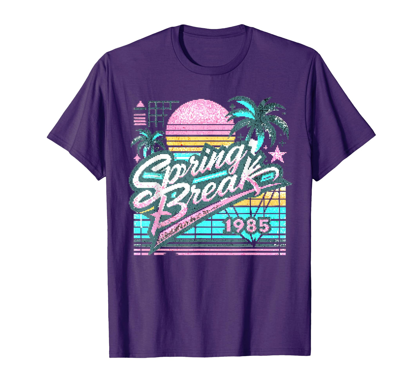 Spring Break 1985 80s Retro Party Wear T-Shirt