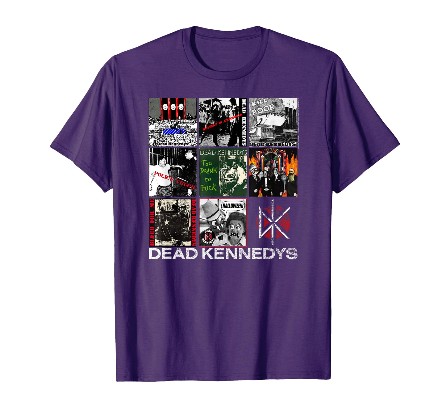 Dead Kennedys Singles Covers Vintage Punk Band T-Shirt