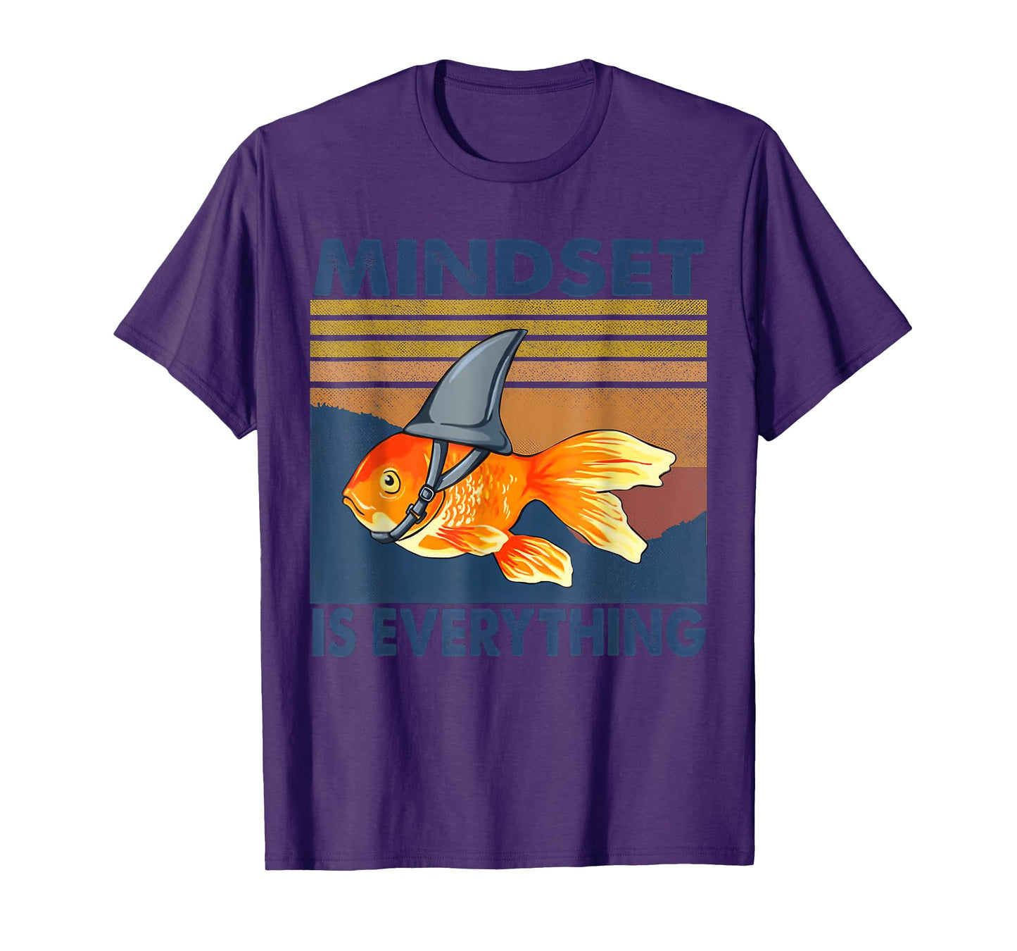 Everything Is Mindset Shark Fin Goldfish Vintage T-Shirt