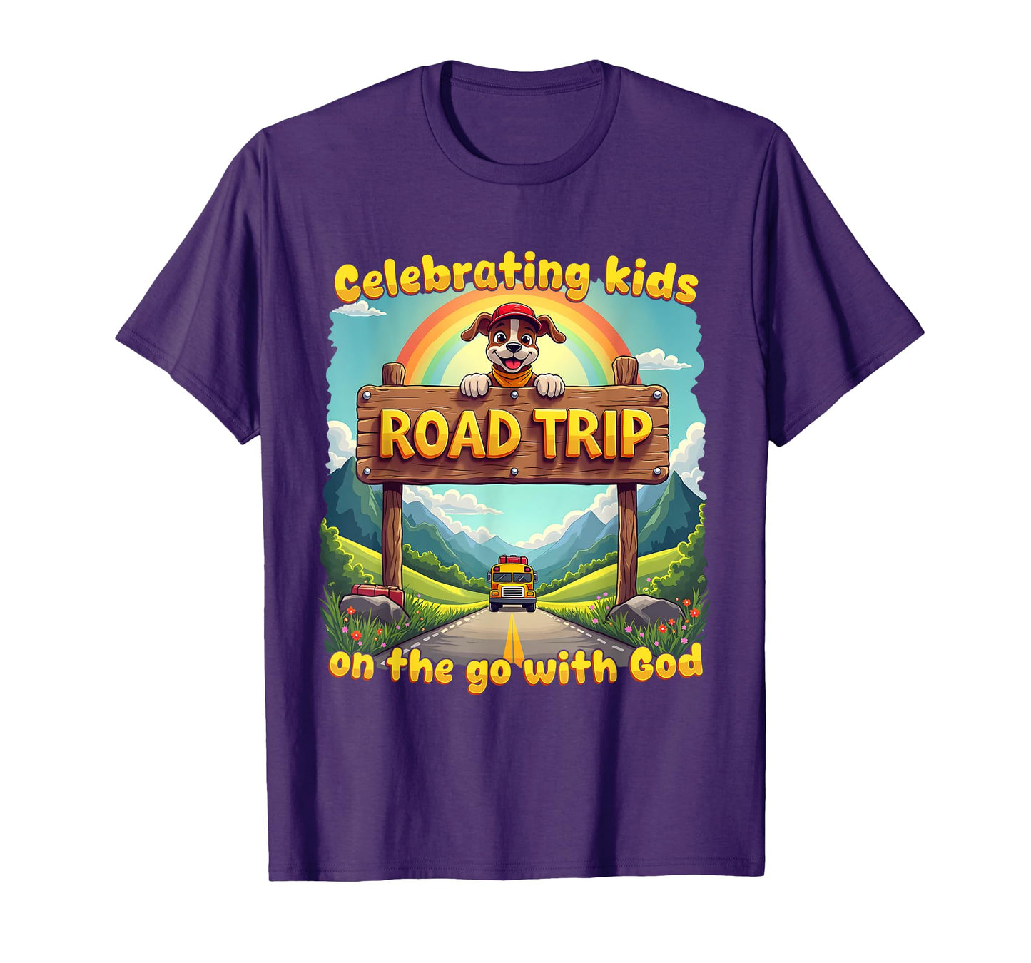 Kids On The Go Christian VBS 2025 Road Trip Celebrating T-Shirt