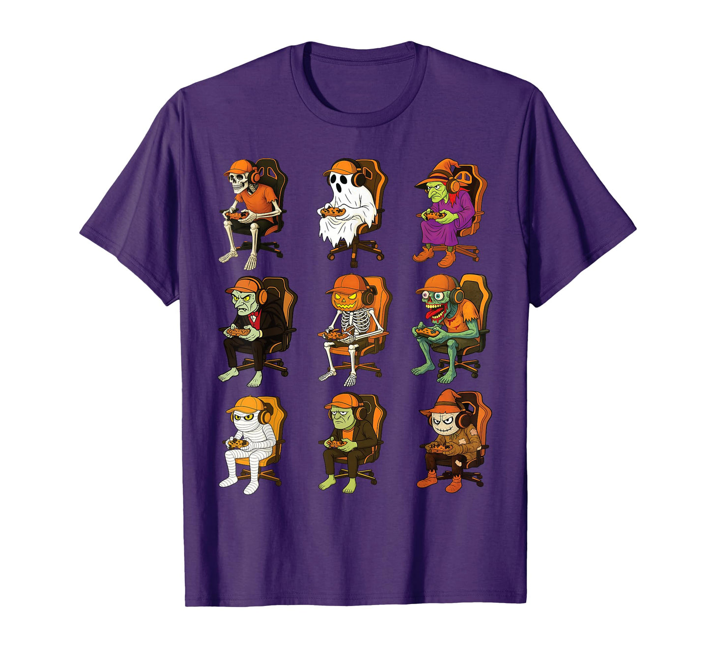 Halloween Gamer Squad Gaming Video Game Lovers T-Shirt