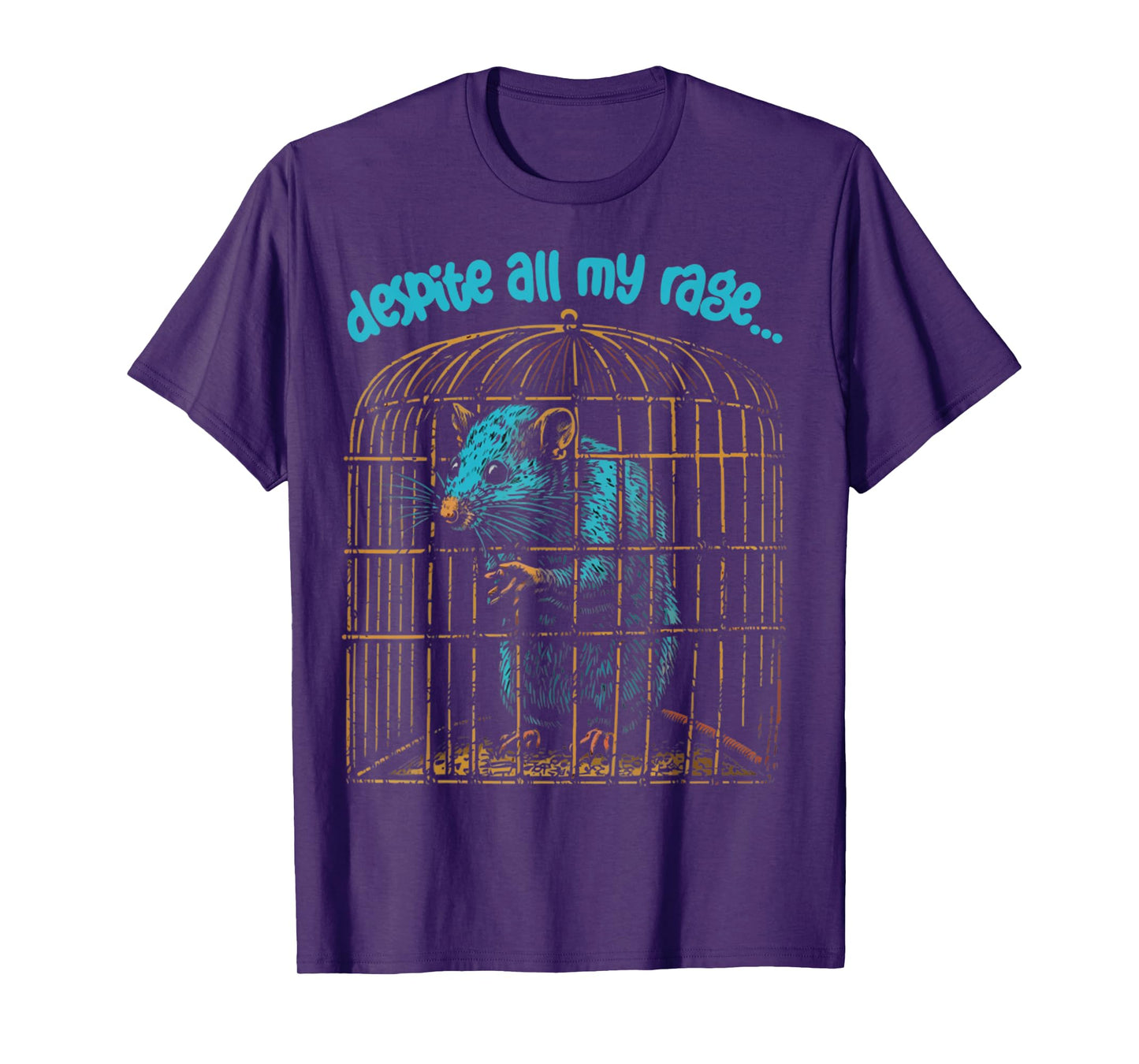 Vintage Despite All My Rage, I'm Still Just A Rat In A Cage T-Shirt