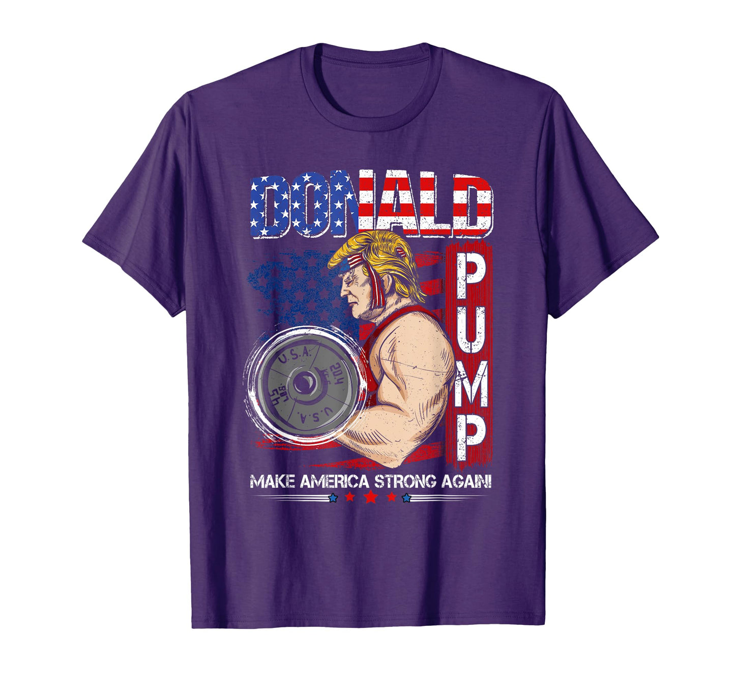 Donald Pump Make America Strong Again Tshirt T-Shirt