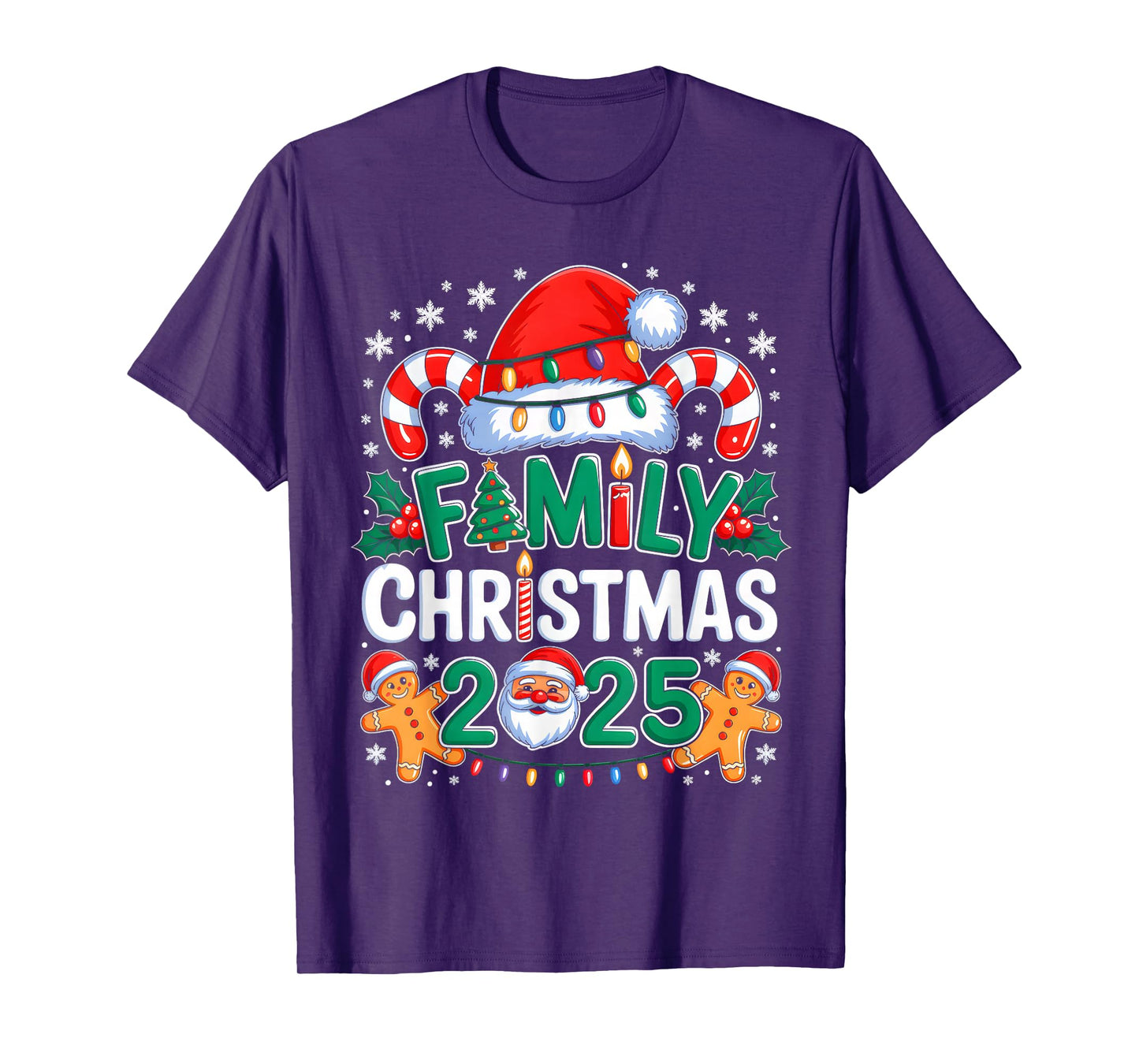 Christmas 2025 Family Matching Xmas Team Santa Squad 2025 T-Shirt