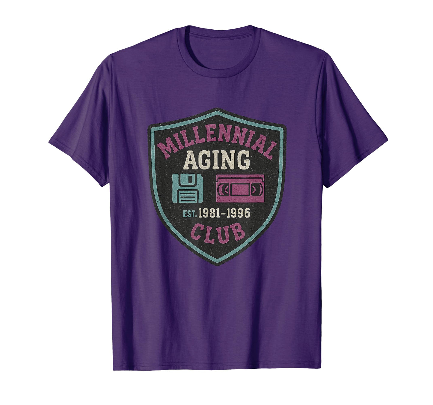 Retro Nostalgia Design for Millennials, Funny Aging Humor T-Shirt