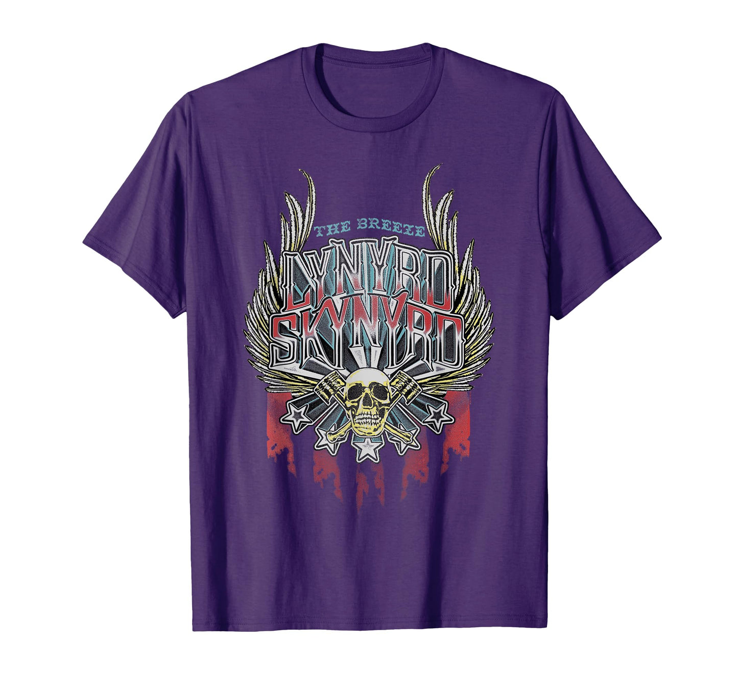 Lynyrd Skynyrd Breeze Logo Retro 70s Classic Rock Cool Biker T-Shirt