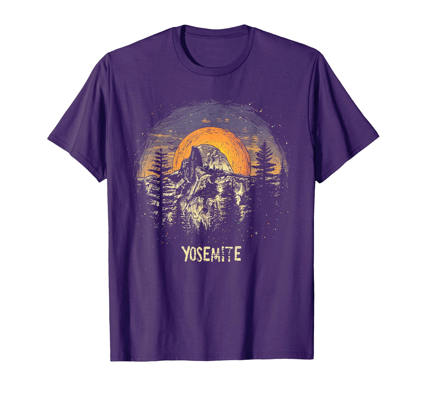 Yosemite - US National Park Vintage Men Women Kids Retro T-Shirt