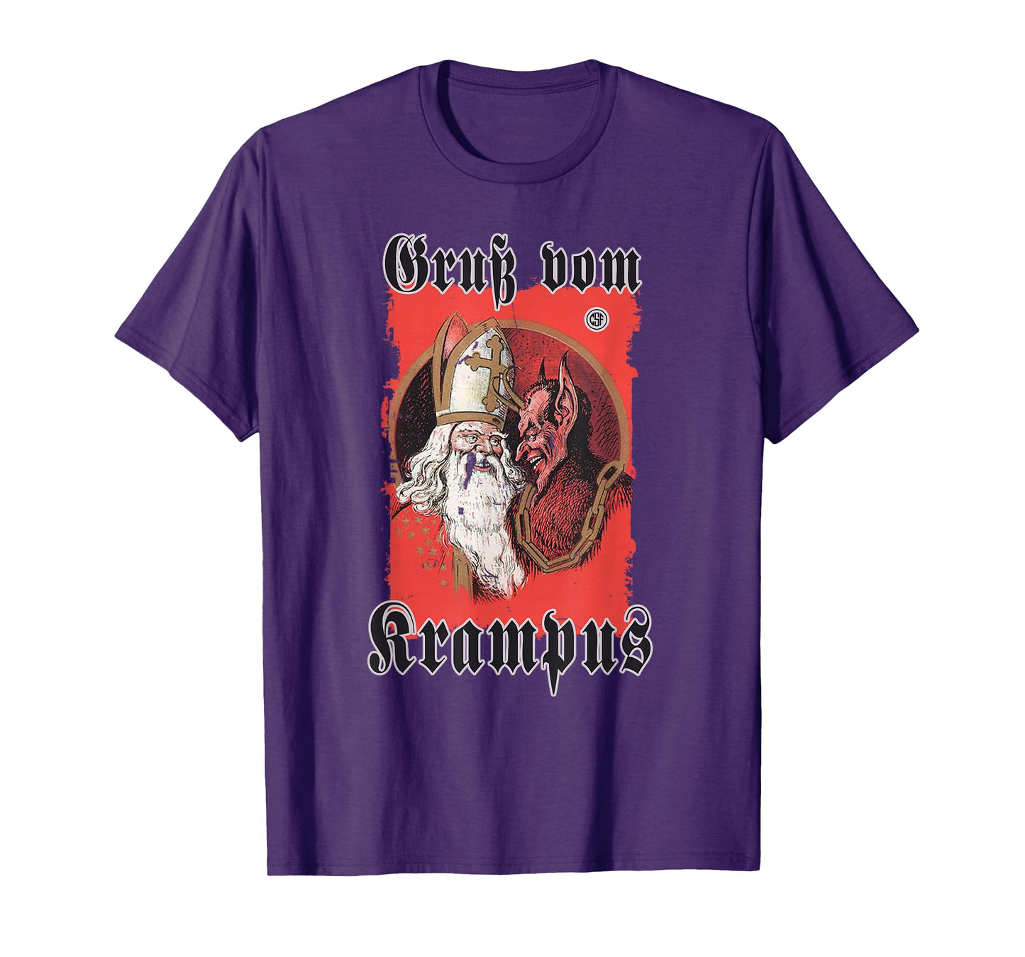 Greeting from Krampus Christmas Legend Figure T-Shirt