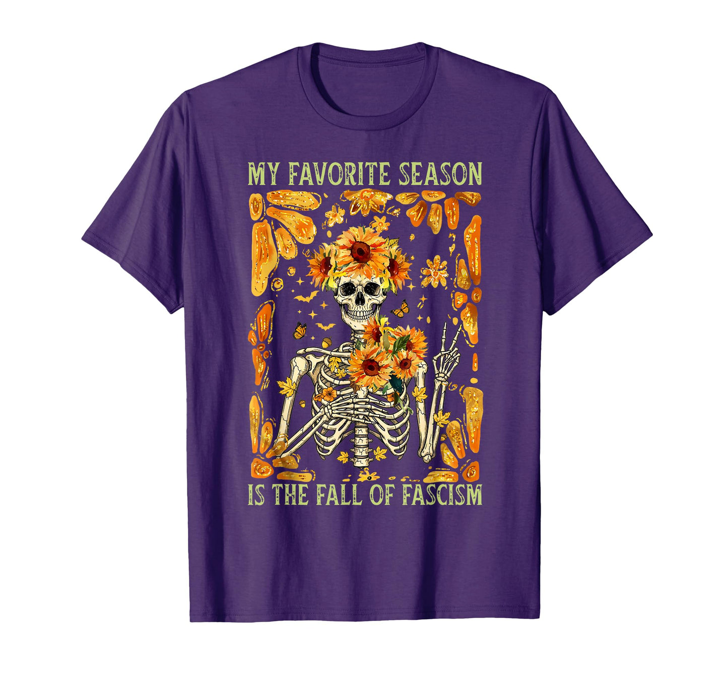 My Favorite Season is The Fall of Fascism Halloween Costume T-Shirt