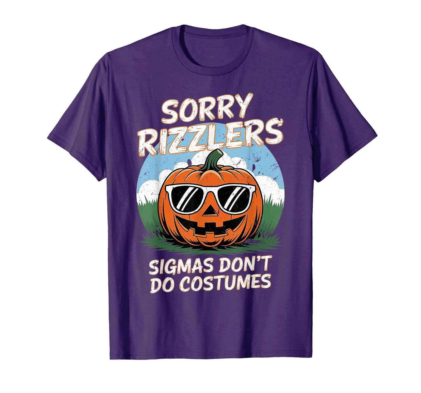 Skibidi Toilet Sigmas Don't Do Costumes Funny Halloween T-Shirt