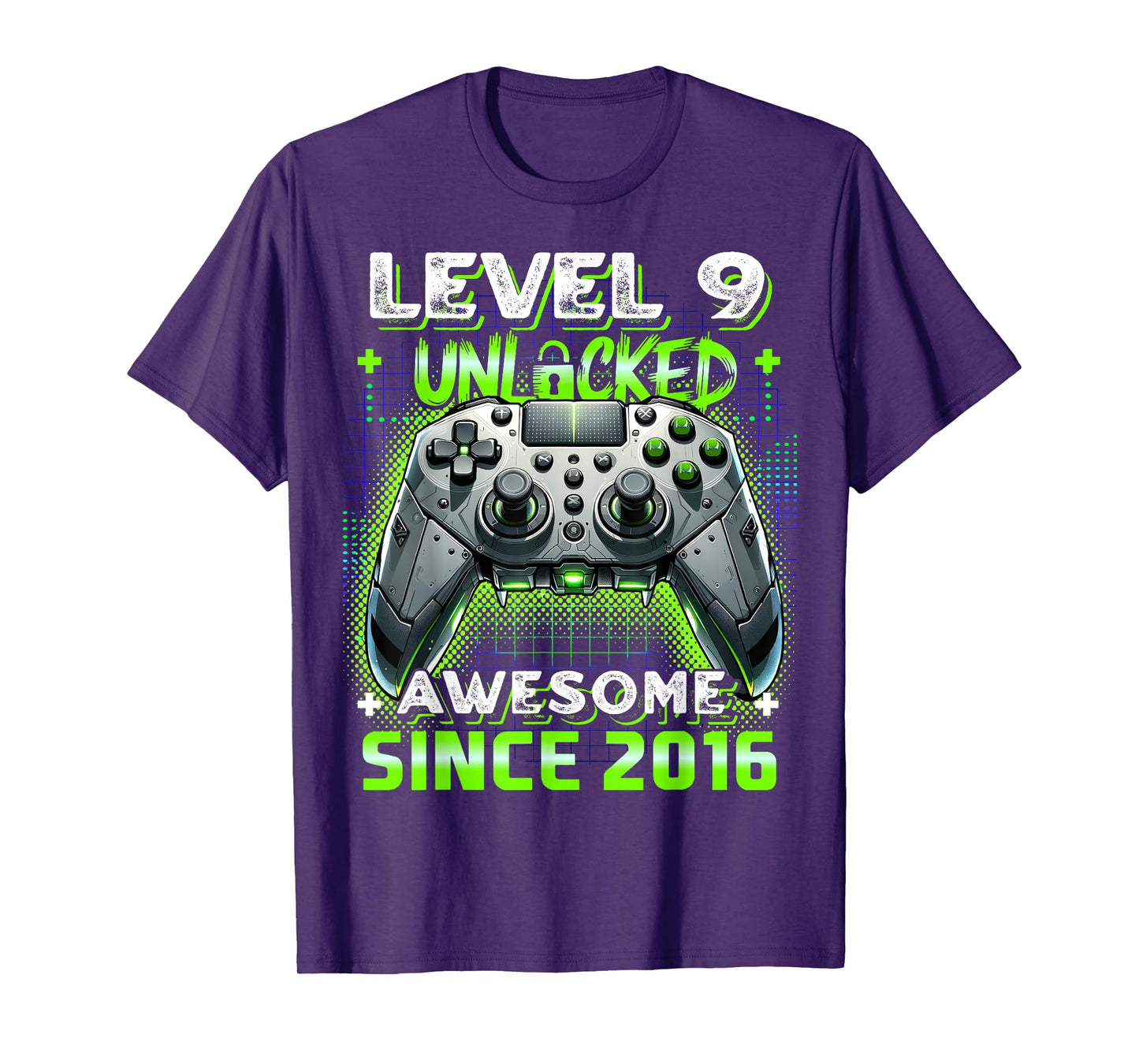 9th Birthday Boy Level 9 Gamer 9 Year Video Game Party T-Shirt