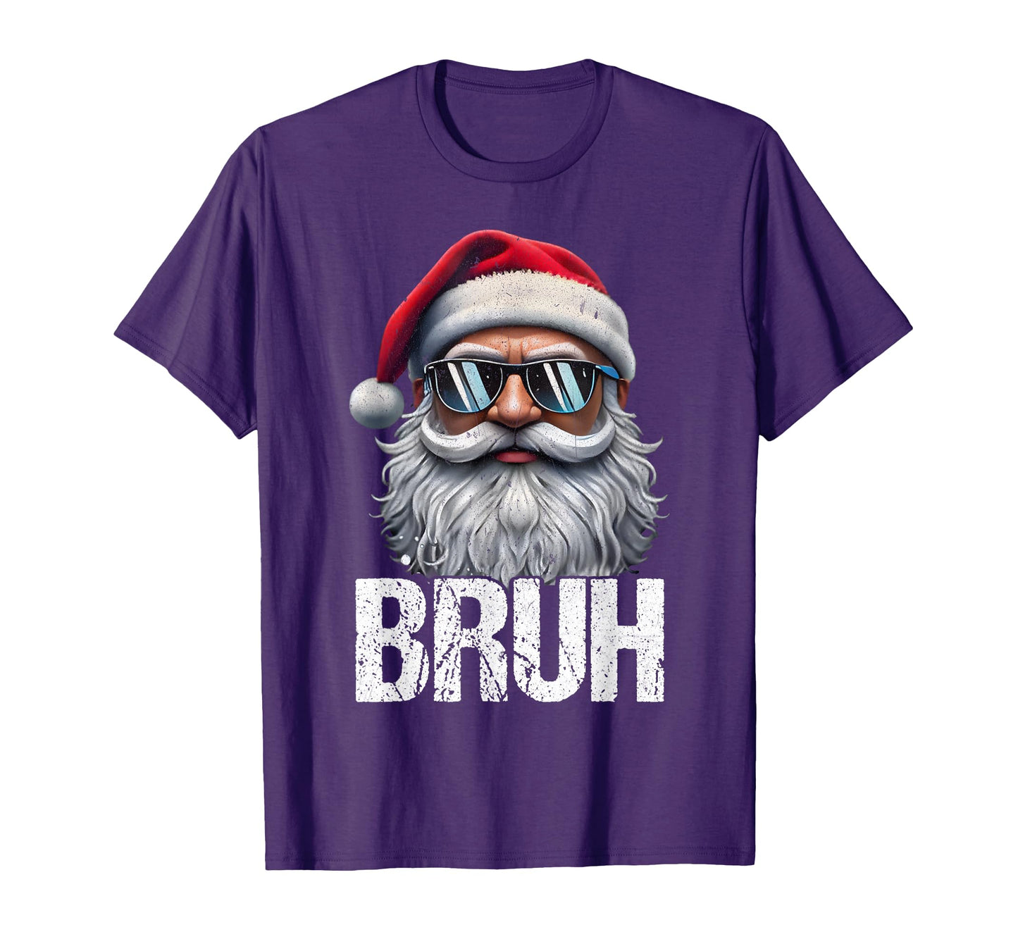Bruh Santa Claus Christmas Funny Xmas for Mens Boys T-Shirt