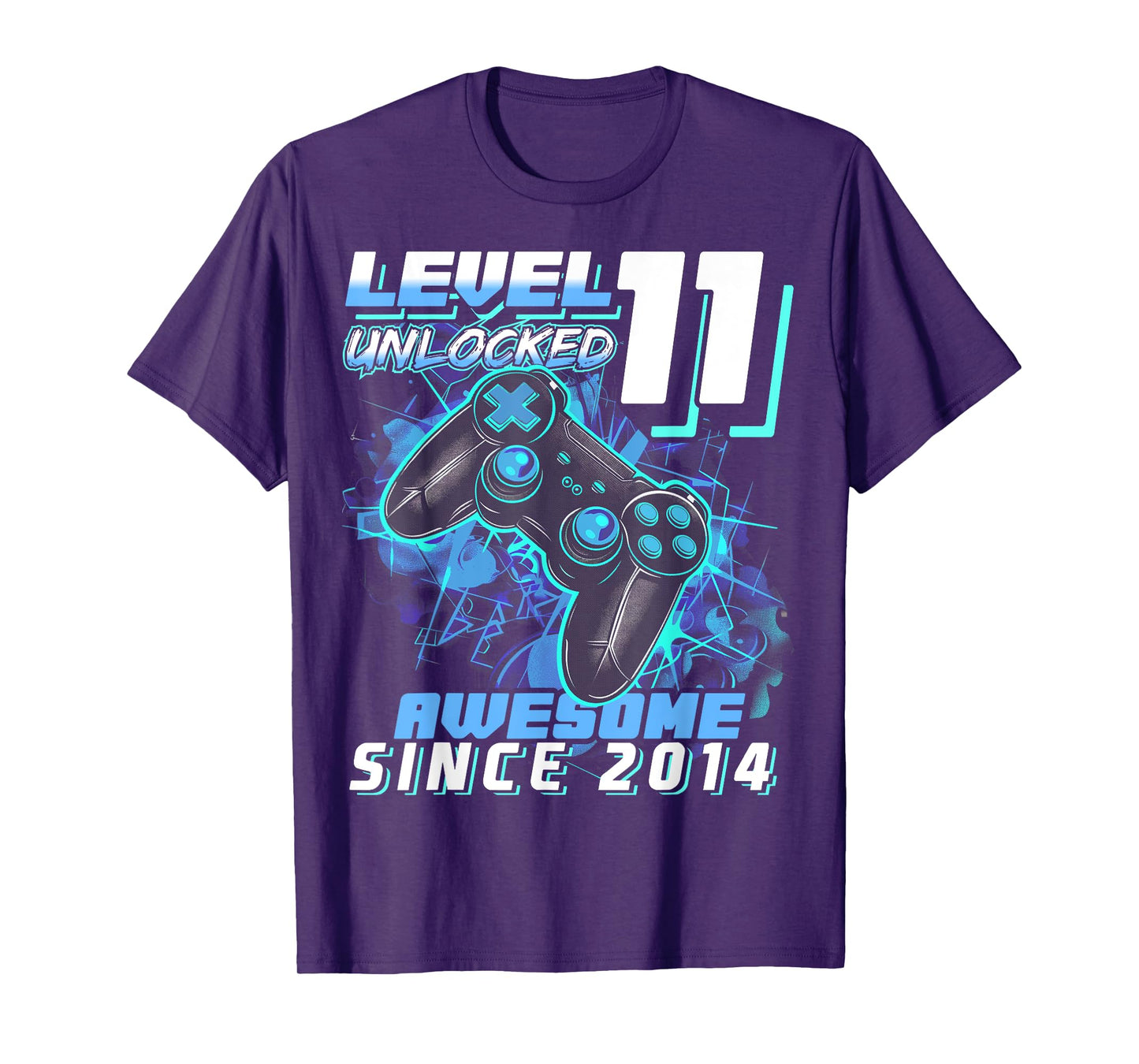 11th Birthday Boy Level 11 Gamer 11 Year Video Game Party T-Shirt
