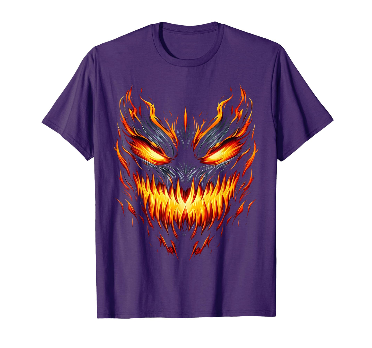 Jack o Lantern Scary Pumpkin Halloween Men Boys Kids T-Shirt