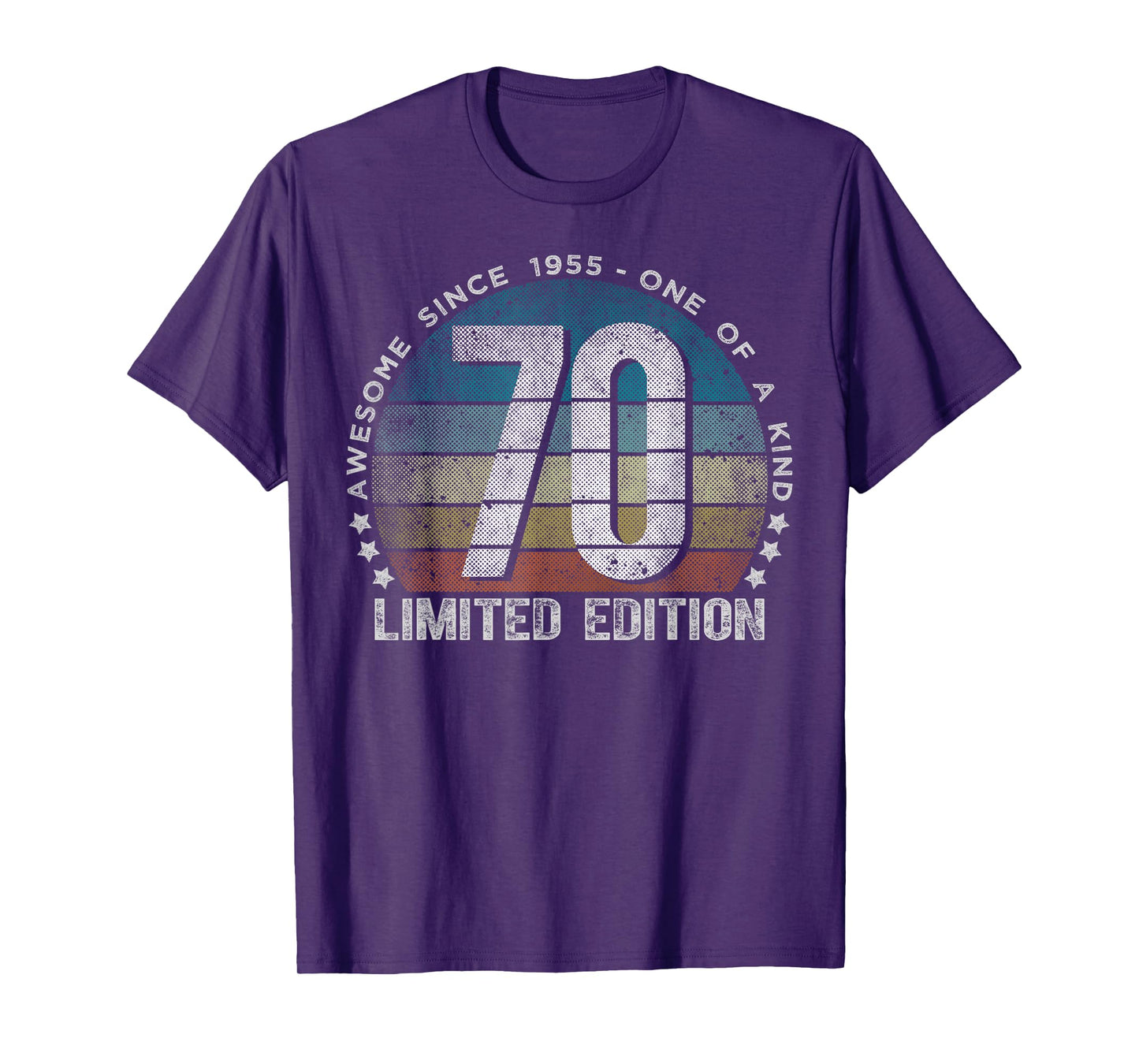 70 Year Old Gifts Vintage 1955 Limited Edition 70th Birthday T-Shirt