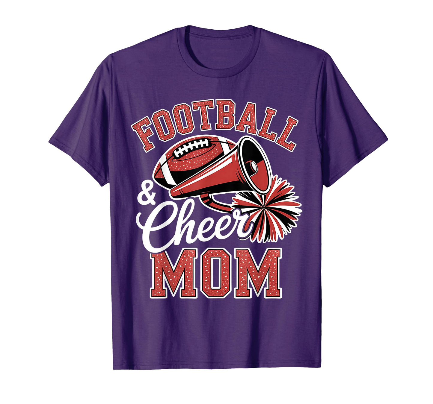 Football Cheer Mom for Women Men Vintage Cheerleader T-Shirt