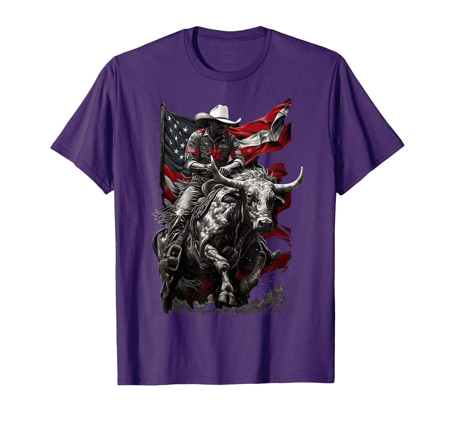 Rodeo Bucking Bull Riding Cowboy western T-Shirt