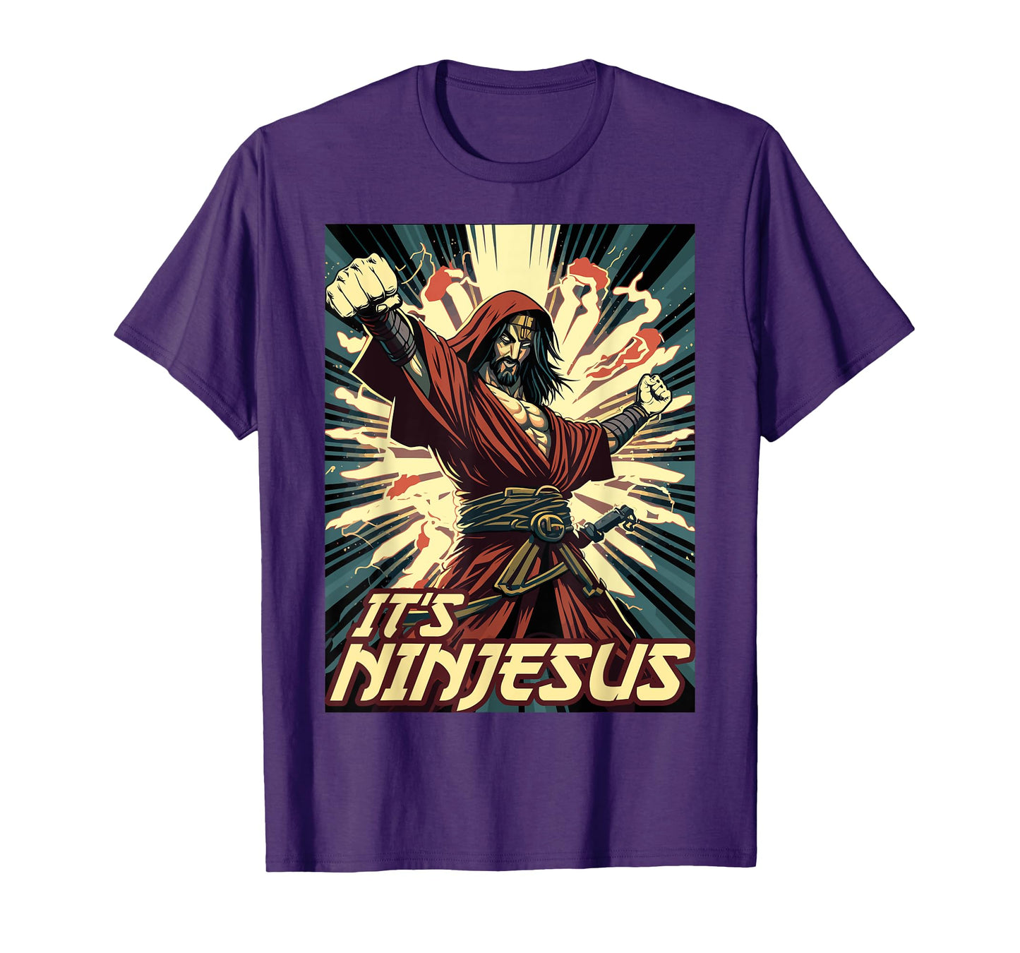 Ninjesus Jesus Ninja Christian T-Shirt