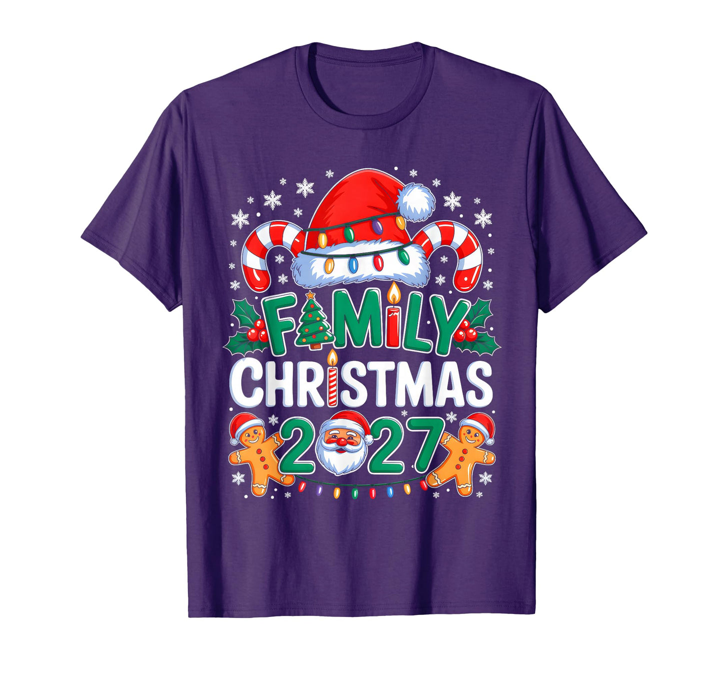 Christmas 2027 Family Matching Xmas Team Santa Squad 2027 T-Shirt